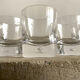 Set of 5 glasses of Crystal Scandinavian whisky cups
