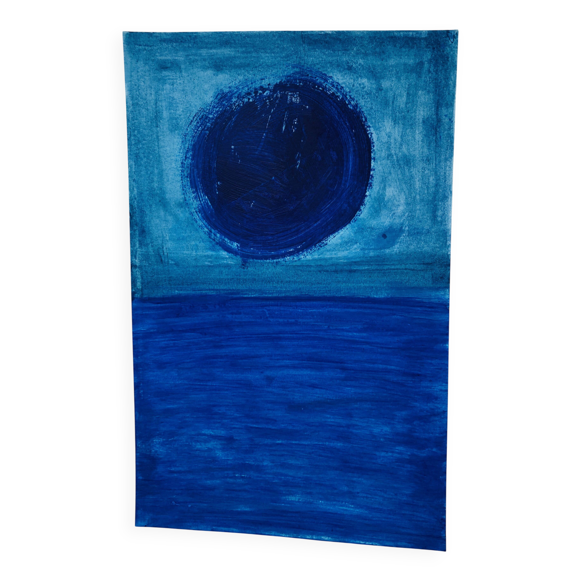 Blue table