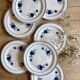 Set of 8 vintage dessert plates, Murcie model by Moulin des Loups