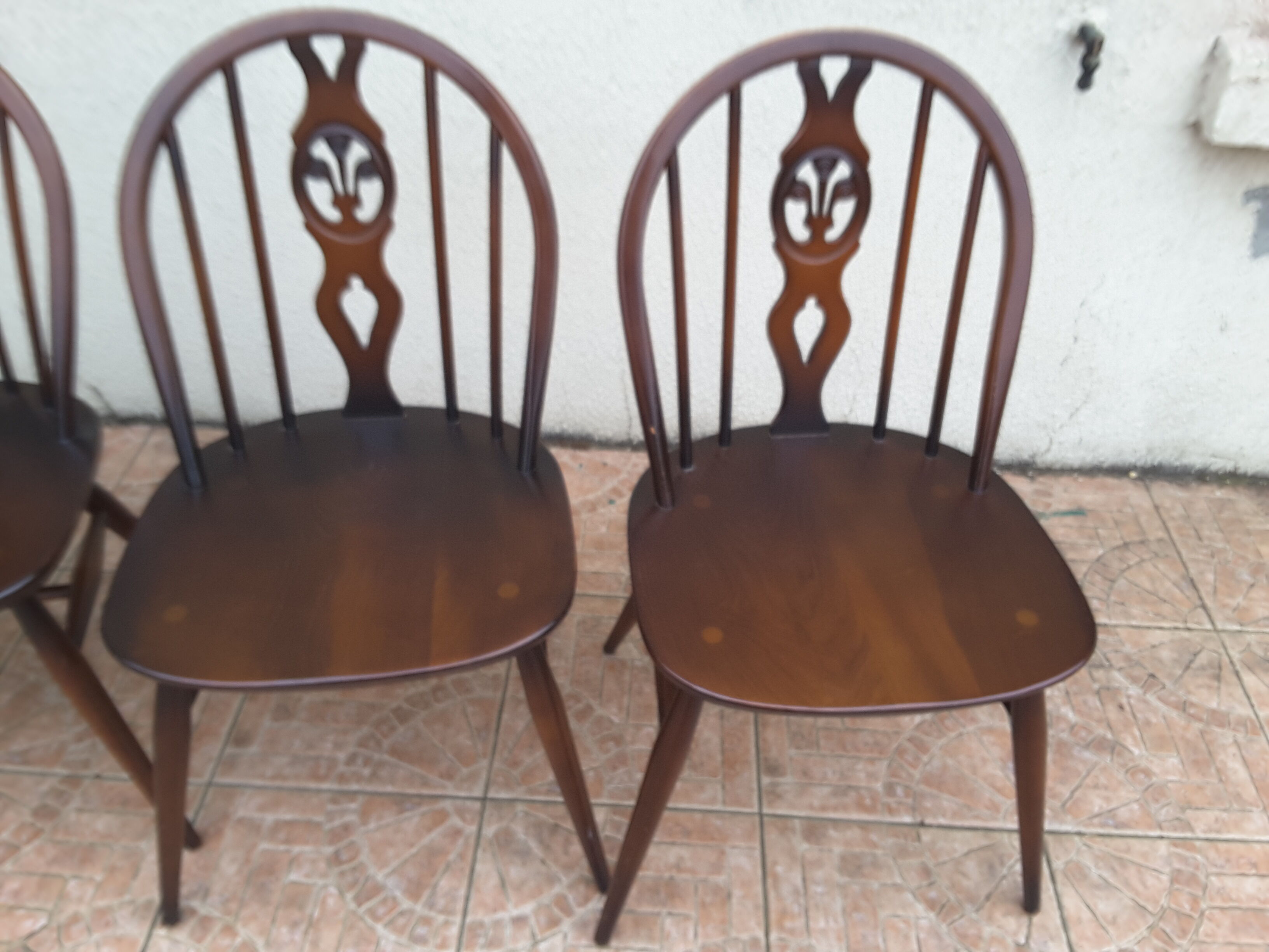 Six Ercol chairs