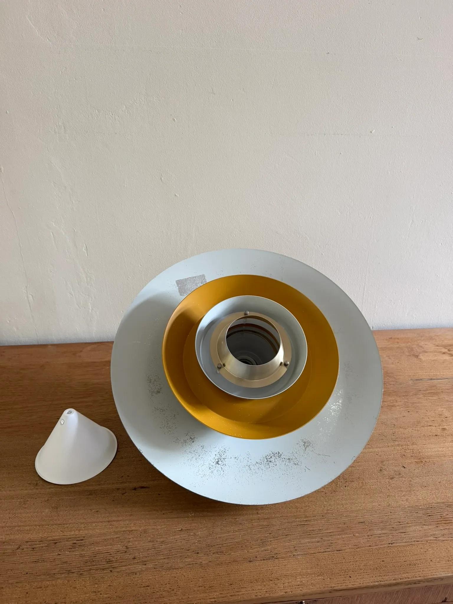 Vintage Lyskaer pendant - Bent Nordsted - Danish multilayered lamp