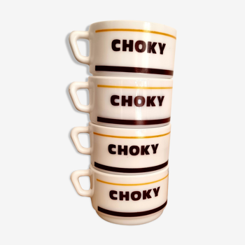 Lot de 4 tasses Choky