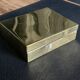 Vintage brass cigar box