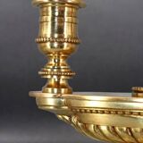 Bronze Gilt Bouillotte Lamp in Directoire Style "Lucien Gau"