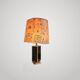 Large Brass and Black Lamp 1970s Dlg Maison Jansen Design and Elegance