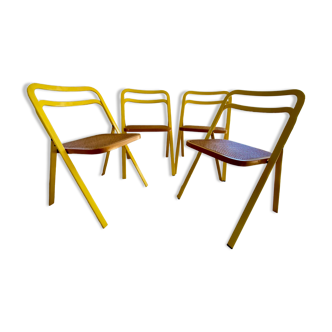 Chaises pliantes de Giorgio Cattelan pour Cidue