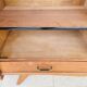 Oak storage unit, splayed legs circa 1950s