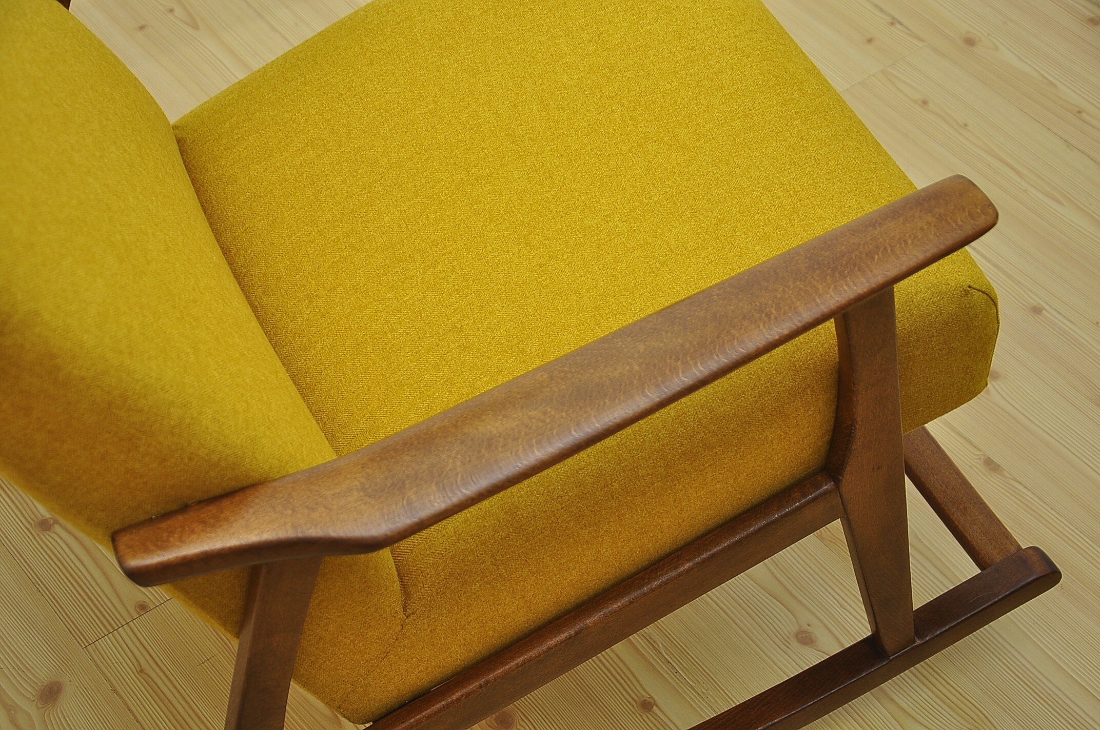 Yellow rocking chair, 1960s