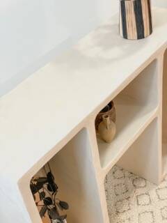 Concrete console - Beige - Length 100 cm - Terra n°2