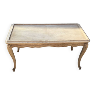 Small Louis XV style oak coffee table