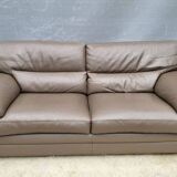 Crozatier leather lounge sofa