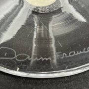 Vase signed Daum France – clear crystal