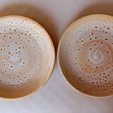 2 assiettes plates "Fauve" Niderviller