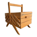 Worker drink sewing Scandinavian feet compass