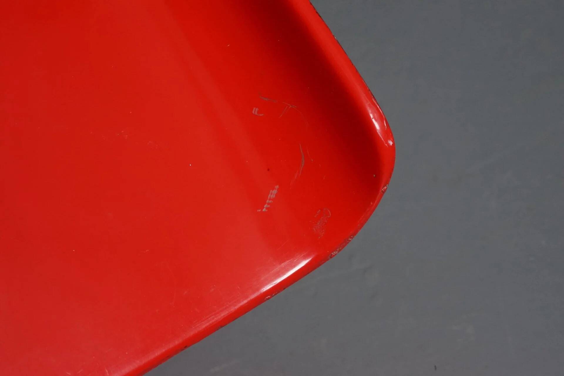 Red Elephant Chair by Bernard Rancillac