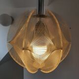 Vintage Sompex pendant lamp in Plexiglas and nylon yarn made by Paul Secon