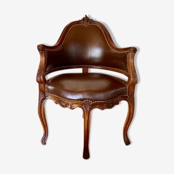 Late 19th century Louis XV-style office chair