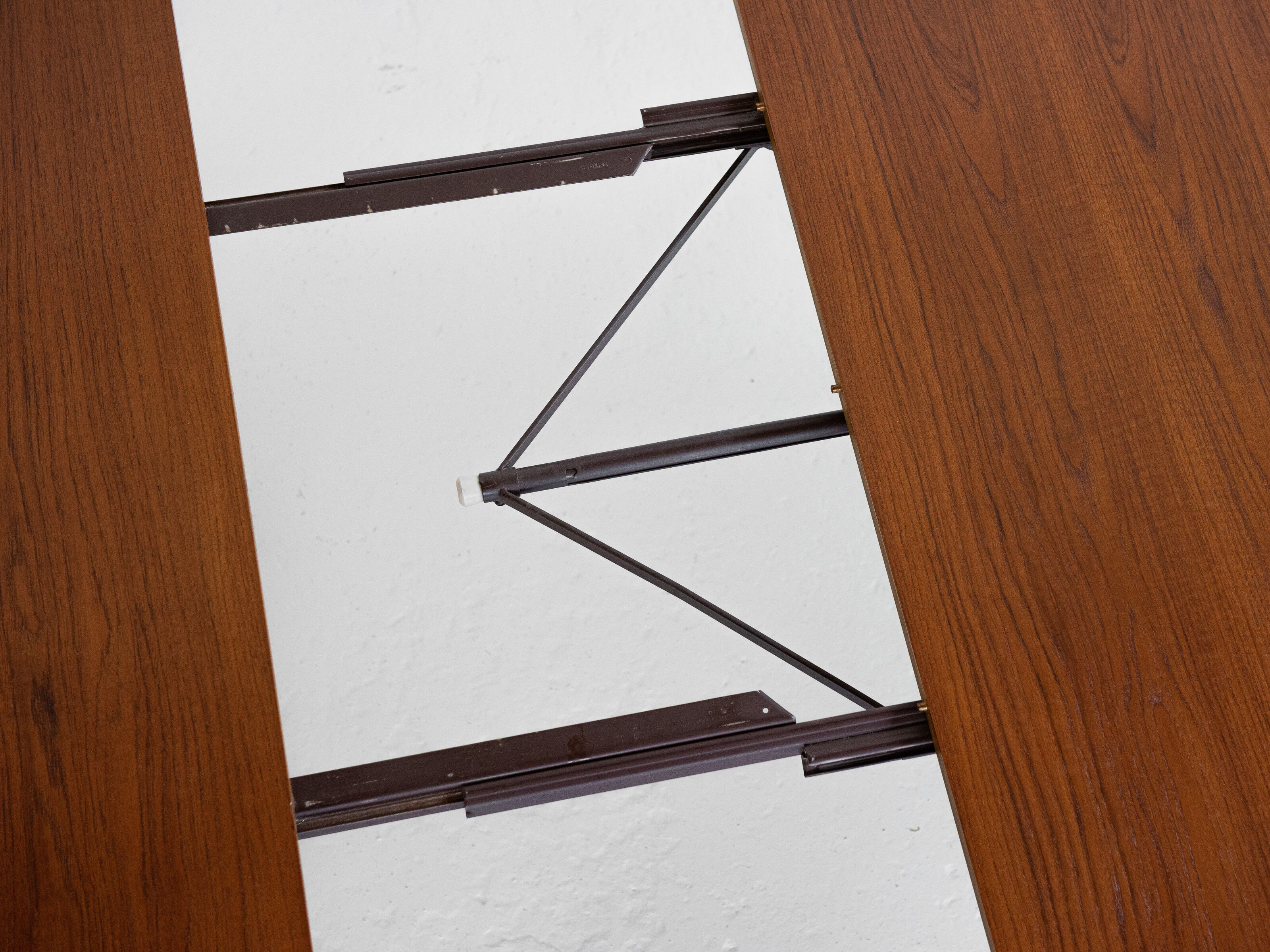 Midcentury Danish round dining table in teak by Severin Hansen for Haslev 1960s