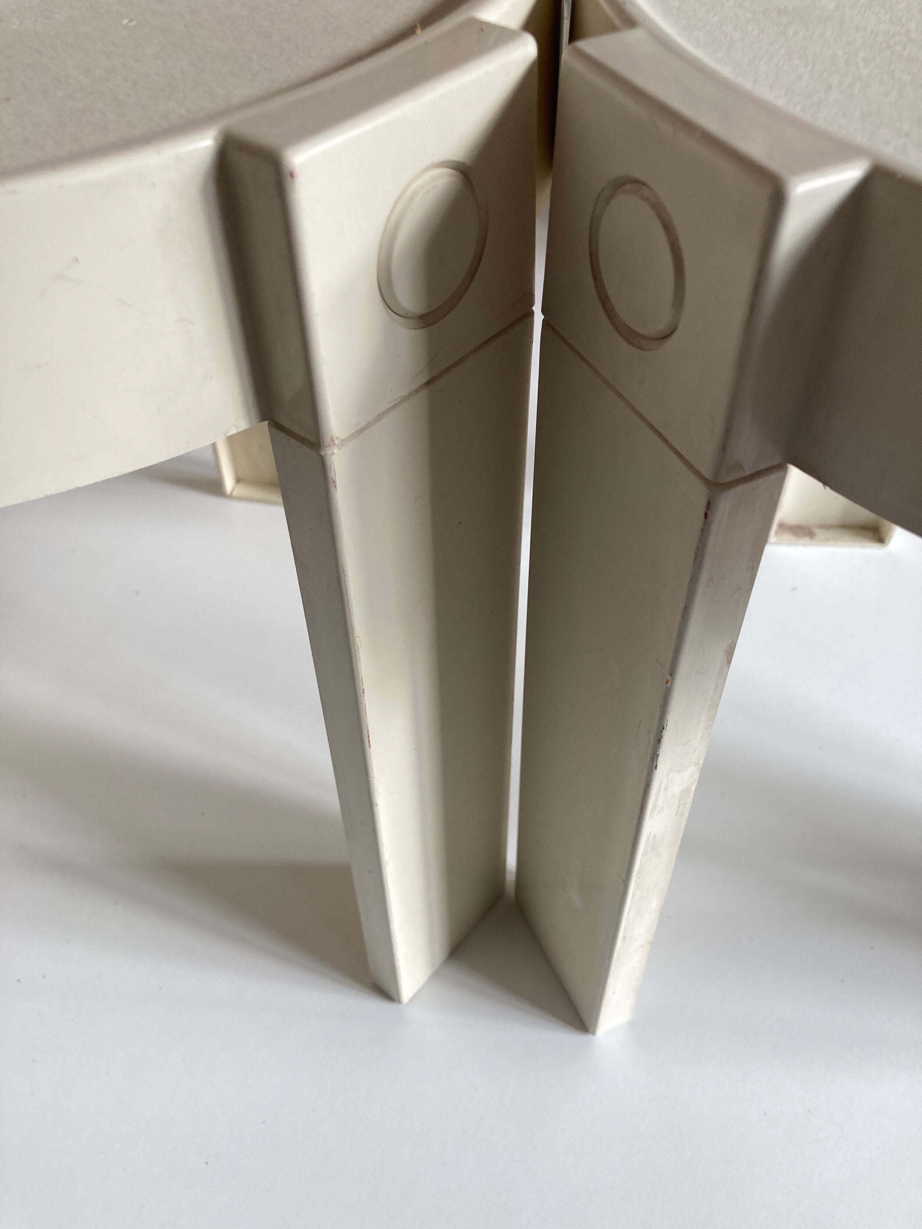 Pair of Studio Flair bedside coffee tables for Prisunic 1970