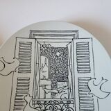 2 assiettes murales Christian Dior "Strumpor" Nymölle Danemark