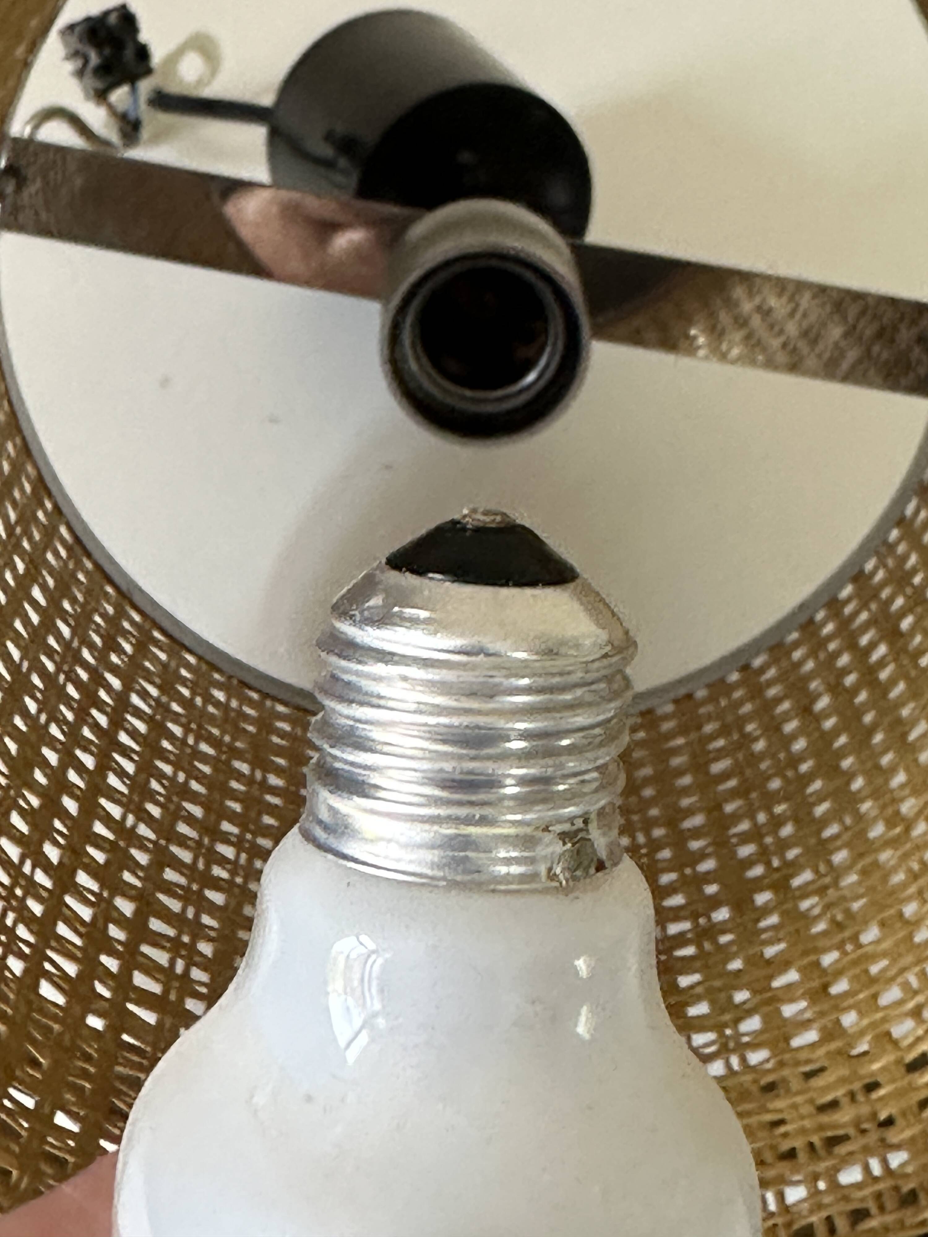 Suspension lustre design années 70