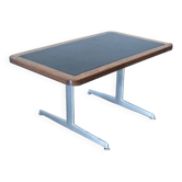 Bureau danois avec dessus en cuir