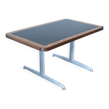 Bureau danois avec dessus en cuir