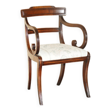 Vintage Regency style Gillows office chair