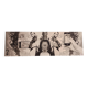 large black and white artworks / photo collage (160x50) phones