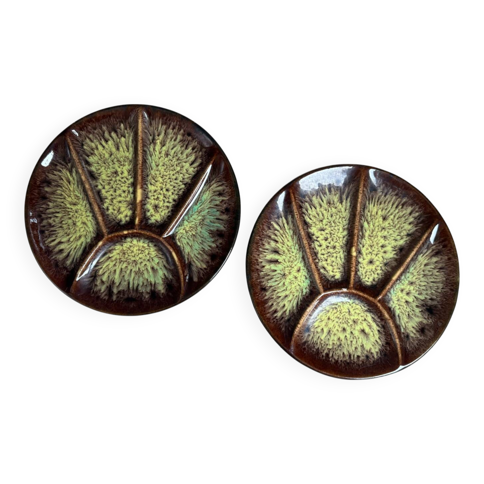 Vallauris fondue plates