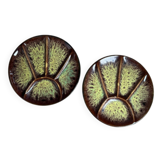 Vallauris fondue plates