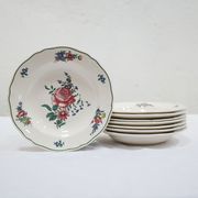 Series of 8 vintage hollow plates edited by Villeroy and Boch