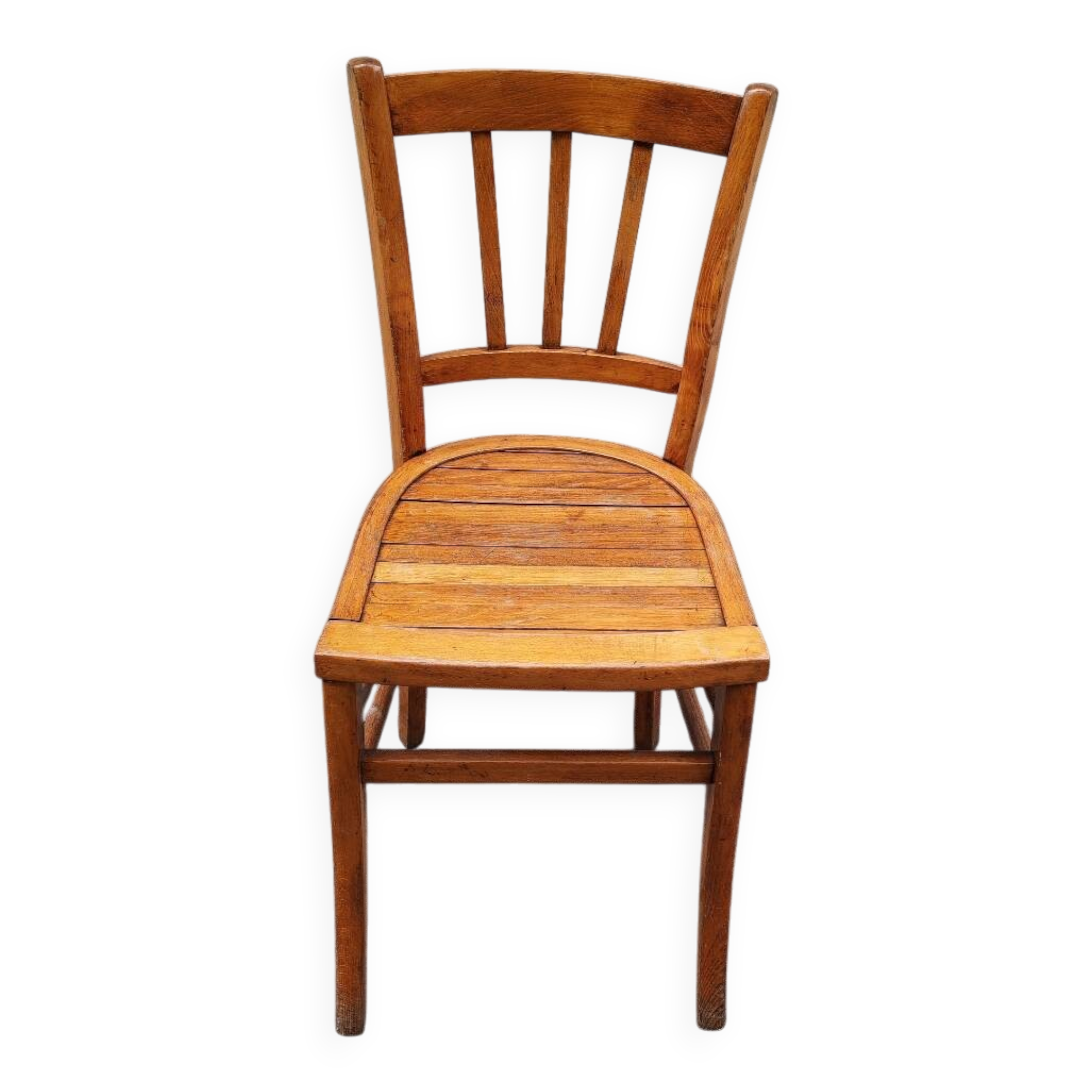 Chaise bistrot en bois vintage
