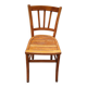 Chaise bistrot en bois vintage