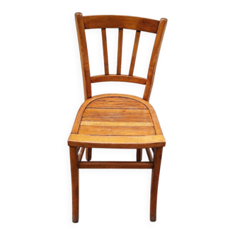 Vintage wooden bistro chair