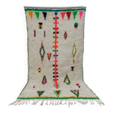 Handmade wool Berber rug 260x135 cm