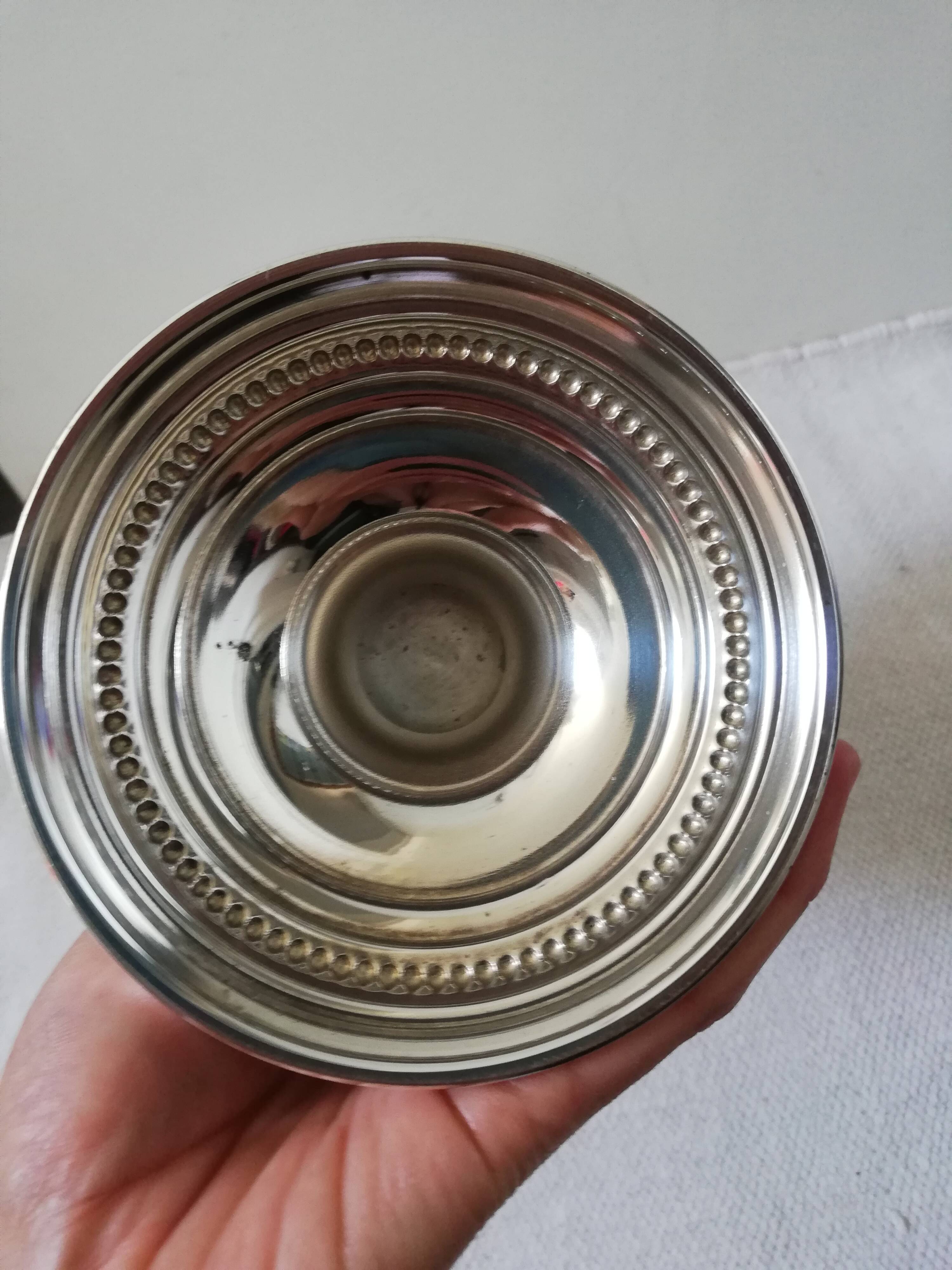 Silver metal cut