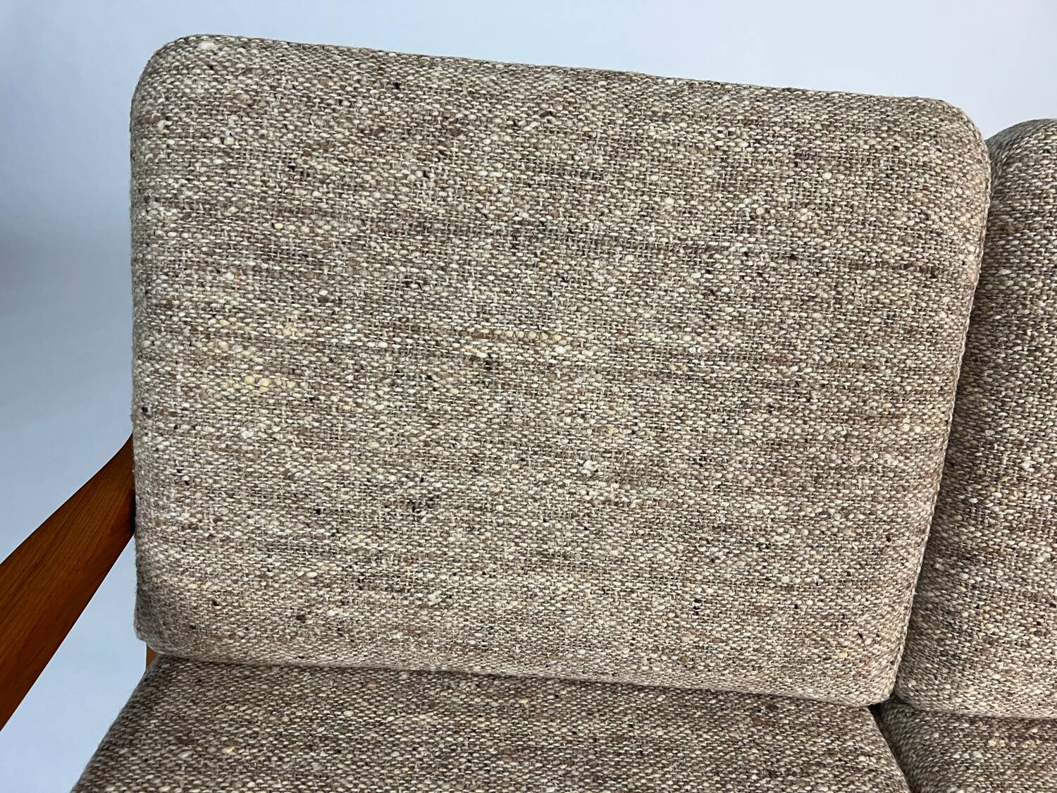 Danish teak 2-seater sofa couch Ole Wanscher vintage mid-century
