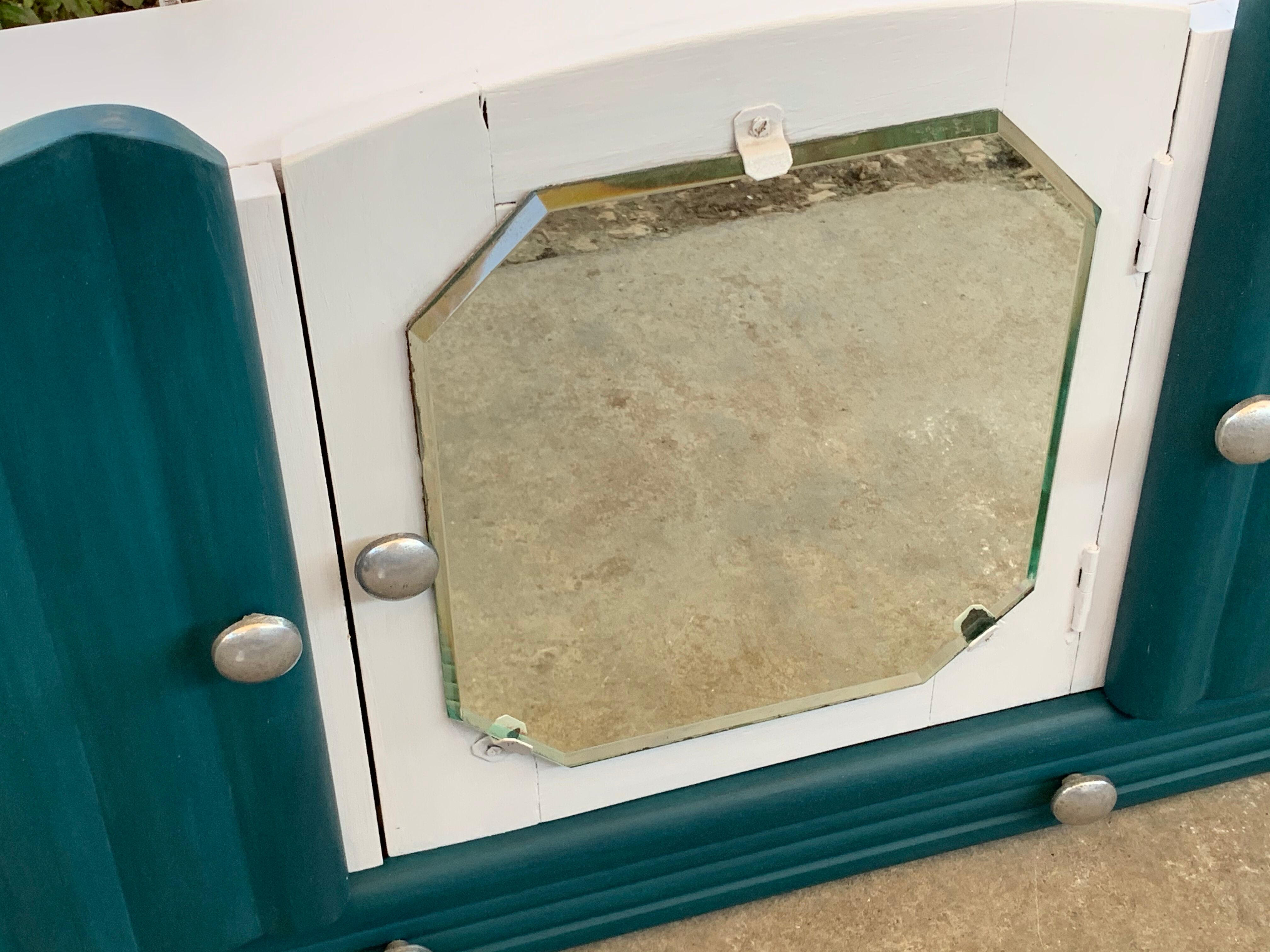 Art deco pharmacy cabinet