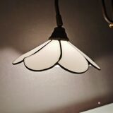 Vintage table lamp/desklamp, seventies in Tiffany style