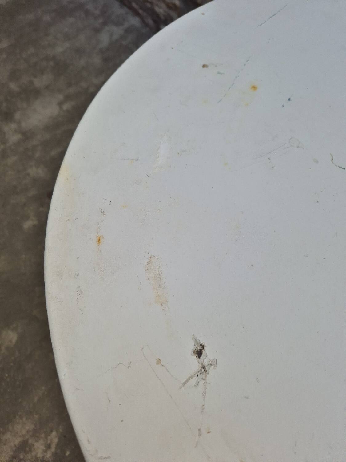 19th century wrought iron garden bistro pedestal table