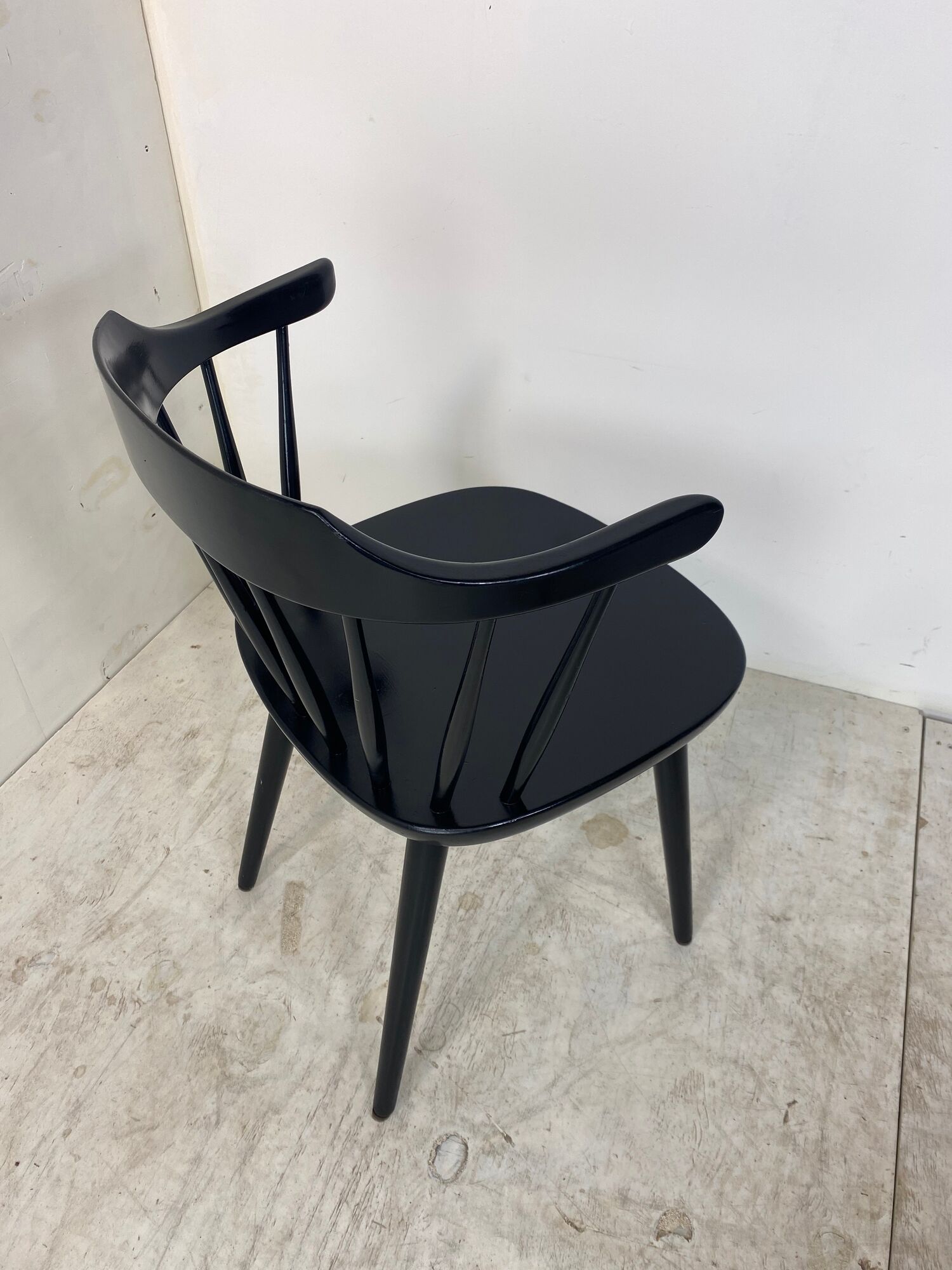 Scandinavian Smaland Spindle Back Chair by Yngve Ekström for Stolab, 1960s