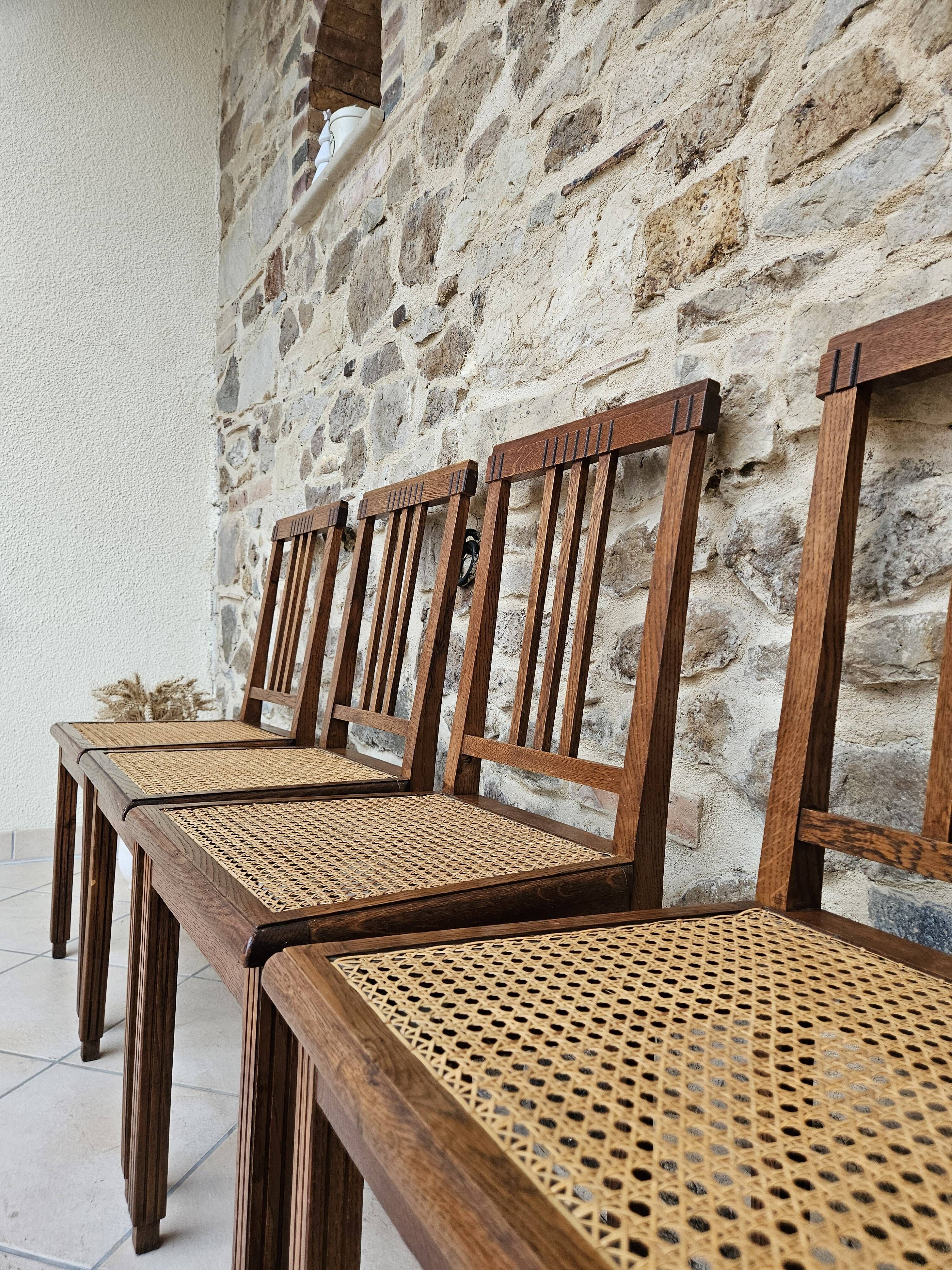 Lot of Art Deco chairs