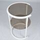 Lacquered side table with two shelves, France, 1970s