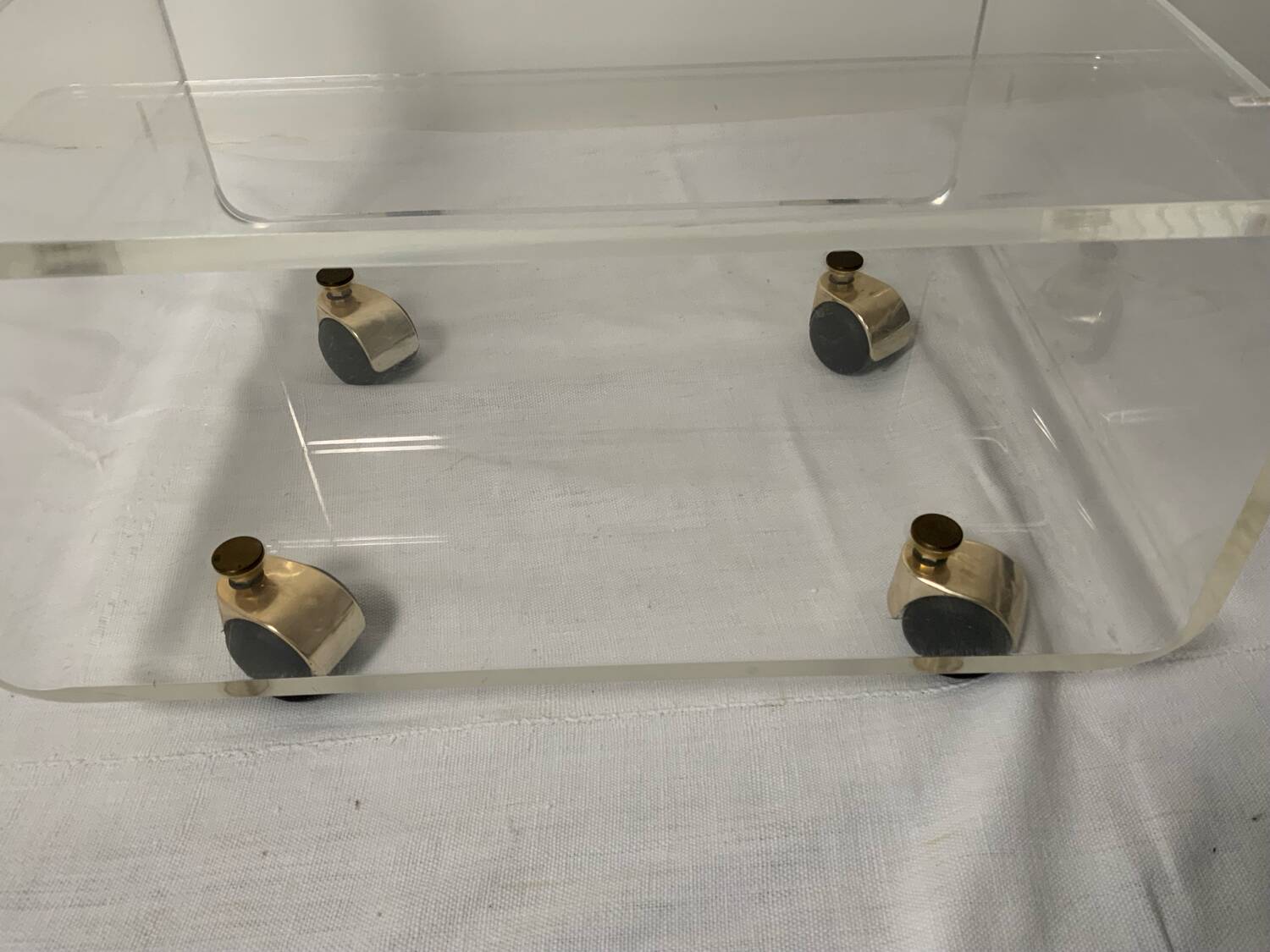 Plexiglass coffee table