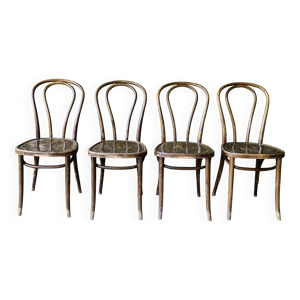 ensemble de 4 chaises - bistrot