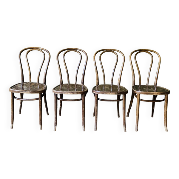 Ensemble de 4 chaises bistrot