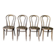 Ensemble de 4 chaises bistrot