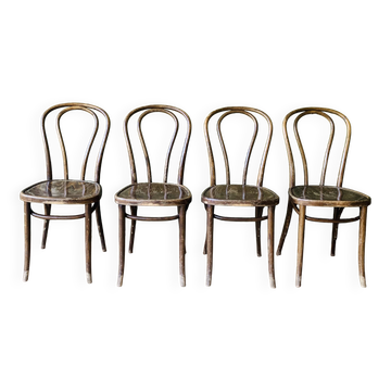 Ensemble de 4 chaises bistrot