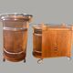 "Paquebot" Art Deco Bar Cabinet – Walnut and Chrome – 1930s/40s